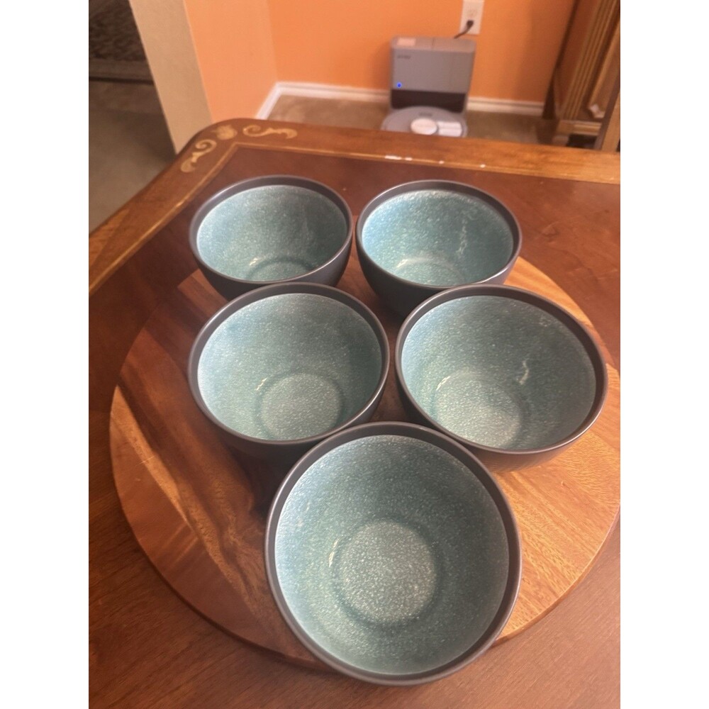 5" All Purpose Bowl Maddox Blue by Mikasa a Set of 5 - Picture 2 of 8